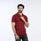 Eminent Men's Half Sleeves Sherwani Collar Front Open T-Shirt