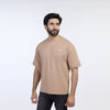 Eminent Men's Half SleevesPrinted T-Shirt - Brown
