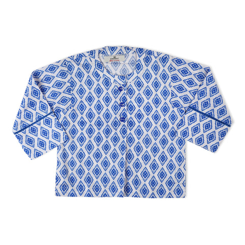 Eminent Girls Printed 2Pcs Shalwar Suit - Blue