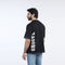 Eminent Men's Half Sleeves  Printed T-Shirt - Black
