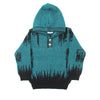 Eminent Boys Full Sleeves Sweater - Turquoise & Black