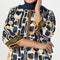 Eminent Women's Printed Kurti - Navy Blue