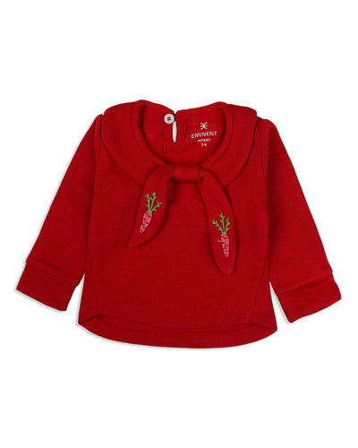 Eminent Newborn Girls Full Sleeves T-Shirt