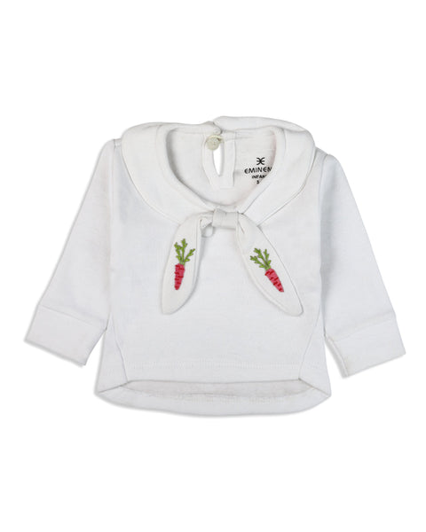 Eminent Newborn Girls Full Sleeves T-Shirt