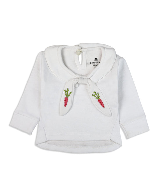 Eminent Newborn Girls Full Sleeves T-Shirt