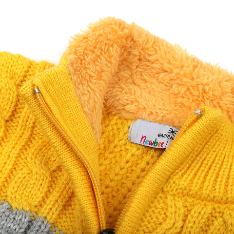 Eminent Newborn Boys Sweater - Yellow, Newborn Boys Winterwear, Eminent, Chase Value