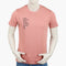 Eminent Men's Round Neck Half Sleeves Printed T-Shirt - Pink