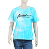 Eminent Women's Half Sleeves Printed T-Shirt - Navy Peony