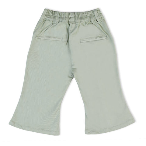 Eminent Girls Cotton Capri Pant - Green