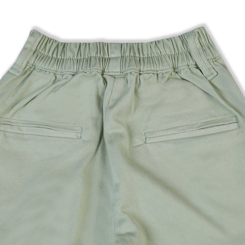 Eminent Girls Cotton Capri Pant - Green