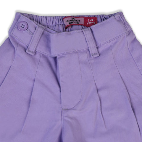 Eminent Girls Cotton Pant - Purple