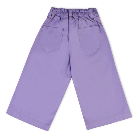 Eminent Girls Cotton Pant - Purple