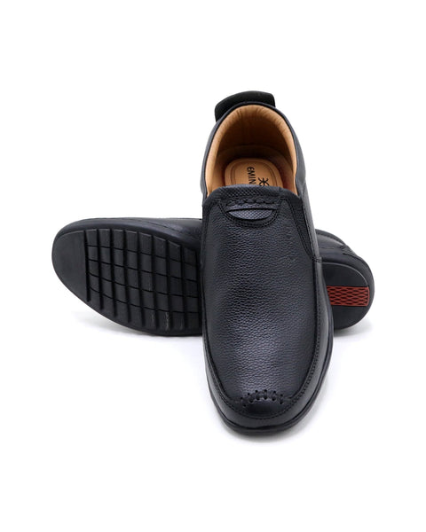 Eminent Leather Casual Shoes 25003 - Black, Men's Casual Shoes, Eminent, Chase Value