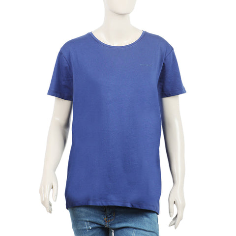 Eminent Women's Half Sleeves Printed T-Shirt - Navy Blue