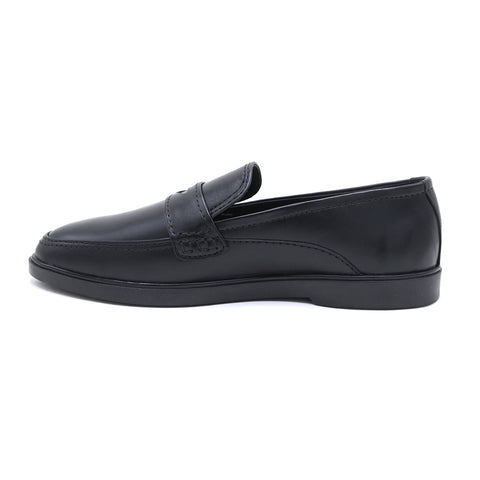 Eminent Men's Black Calf Leather Causal Loafers, Men's Casual Shoes, Eminent, Chase Value