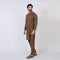 Eminent Men's Trim Kurta Pajama - Brown