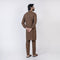 Eminent Men's Trim Kurta Pajama - Brown