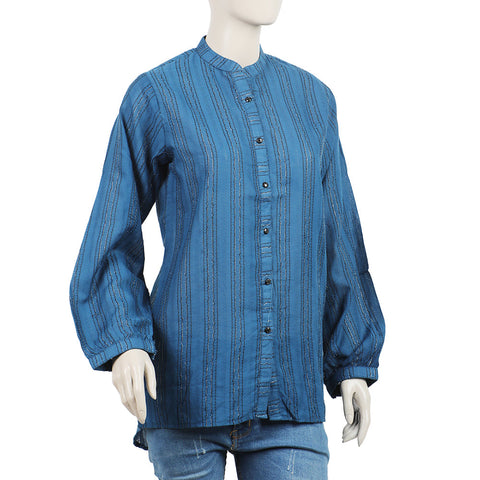 Eminent Women's Western Top - Blue, Women T-Shirts & Tops, Eminent, Chase Value