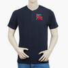 Men's Eminent Round Neck Half Sleeves Printed T-Shirt - Navy Blue