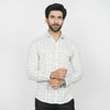 Eminent Men's Casual Check Shirt - White