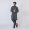 Eminent Men's Embroidered Kurta Pajama Suit - Green