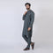 Eminent Men's Embroidered Kurta Pajama Suit - Green