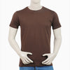 Eminent Men's Round Neck Half Sleeves T-Shirt - Brown