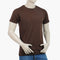 Eminent Men's Round Neck Half Sleeves T-Shirt - Brown