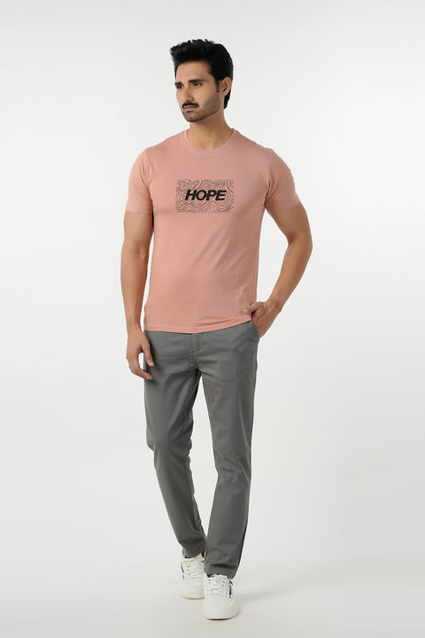 Eminent Men's Round Neck Half Sleeves Printed T-Shirt