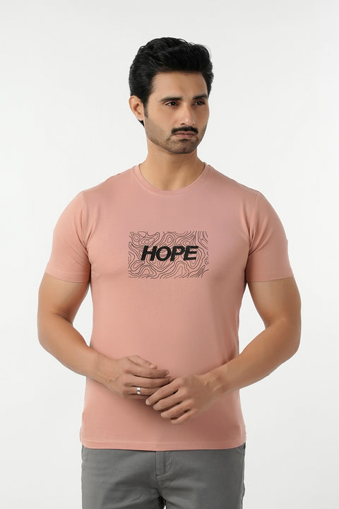 Eminent Men's Round Neck Half Sleeves Printed T-Shirt