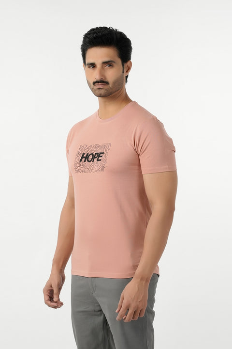 Eminent Men's Round Neck Half Sleeves Printed T-Shirt