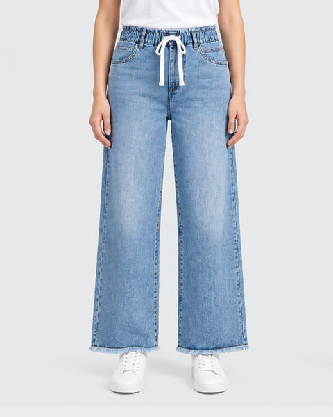 Women's Woven Denim Pants