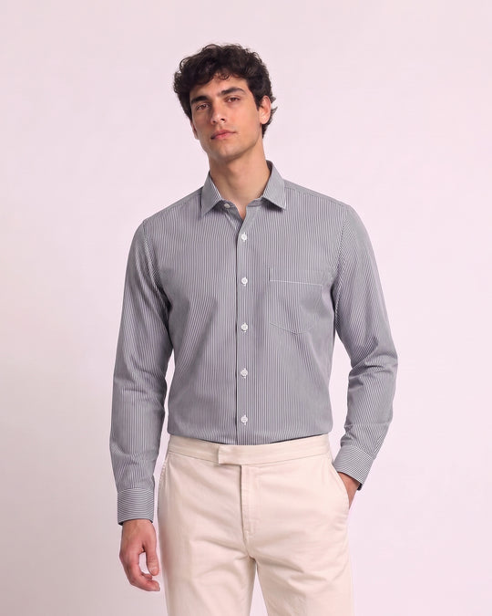 Men's Formal Striped Shirt