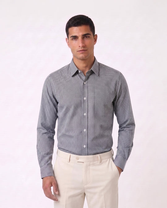 Men's Formal Check Shirt