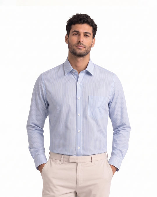 Men's Formal Striped Shirt