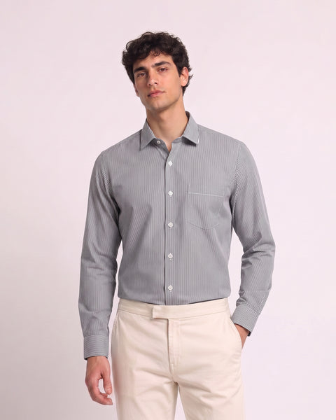 Men's Formal Striped Shirt