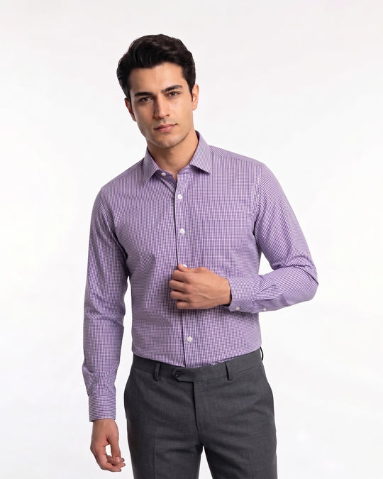 Men's Check Formal Shirt