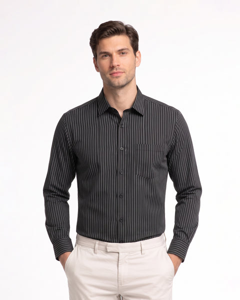 Men's Formal Striped Shirt