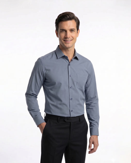 Men's Plain Formal Shirt