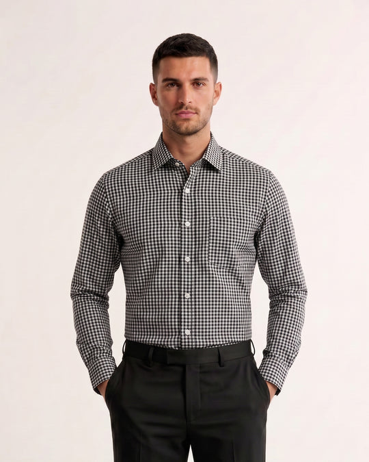 Men's Formal Check Shirt