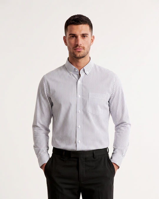 Men's Formal Striped Shirt