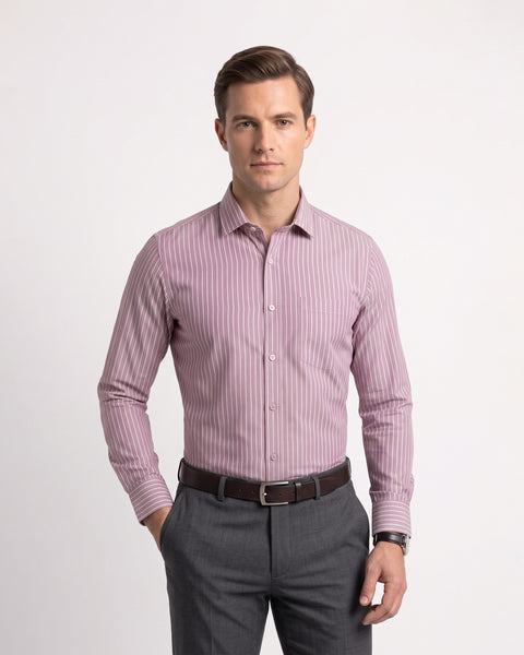 Men's Stripe Formal Shirt