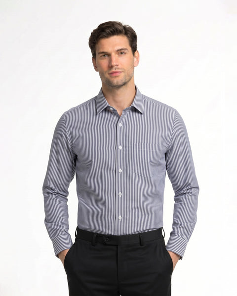 Men's Formal Striped Shirt
