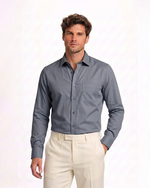 Men's Formal Plain Shirt