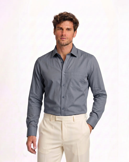 Men's Formal Plain Shirt