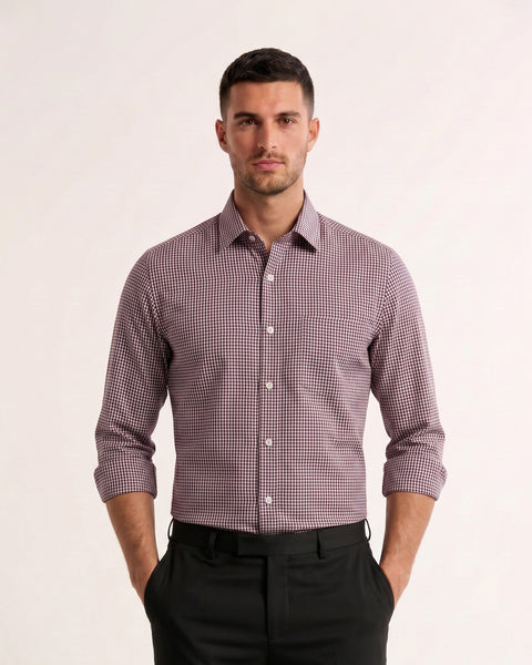 Men's Formal Check Shirt