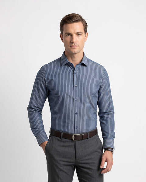 Men's Stripe Formal Shirt