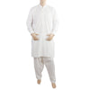 Men's Eminent Trim Fit Shalwar Suit - White, Men's Shalwar Kameez, Eminent, Chase Value