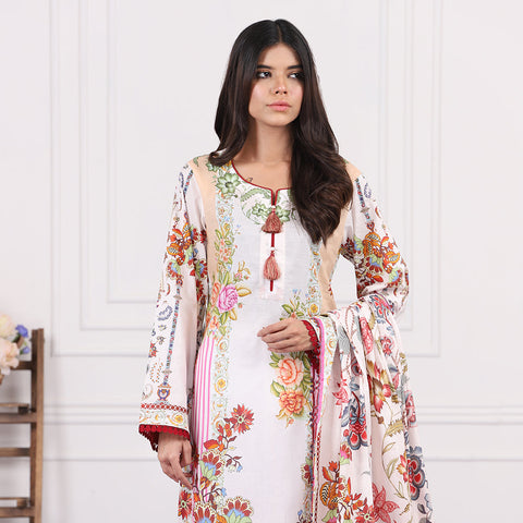 Eminent Digital Print Un-Stitched 3 Pcs Suits - 14, Women, 3Pcs Shalwar Suit, Eminent, Chase Value