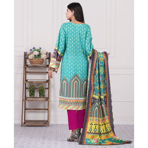 Eminent Digital Print Un-Stitched 3 Pcs Suits - 16, Women, 3Pcs Shalwar Suit, Eminent, Chase Value